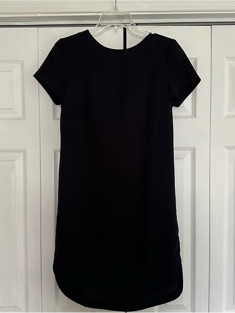 H&M Black Short Sleeve Shift Dress